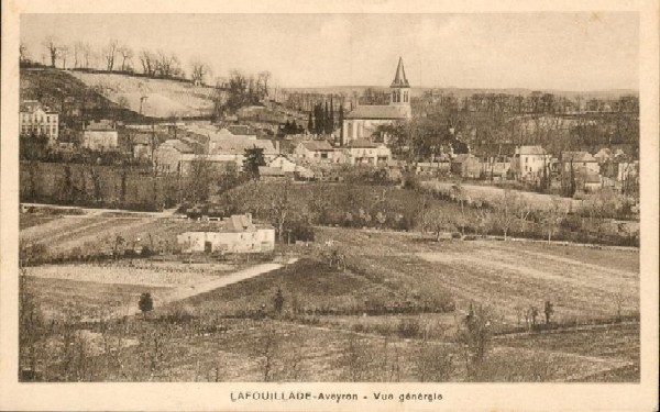 vue g&eacute;n&eacute;rale de La Fouillade vers 1920